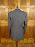 26/1062 immaculate 1996 huntsman savile row bespoke grey worsted d/b suit 43 extra long