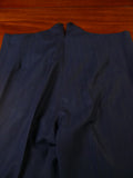 26/1061 immaculate 1994 huntsman savile row bespoke charcoal grey wool & mohair d/b suit 42-43 extra long