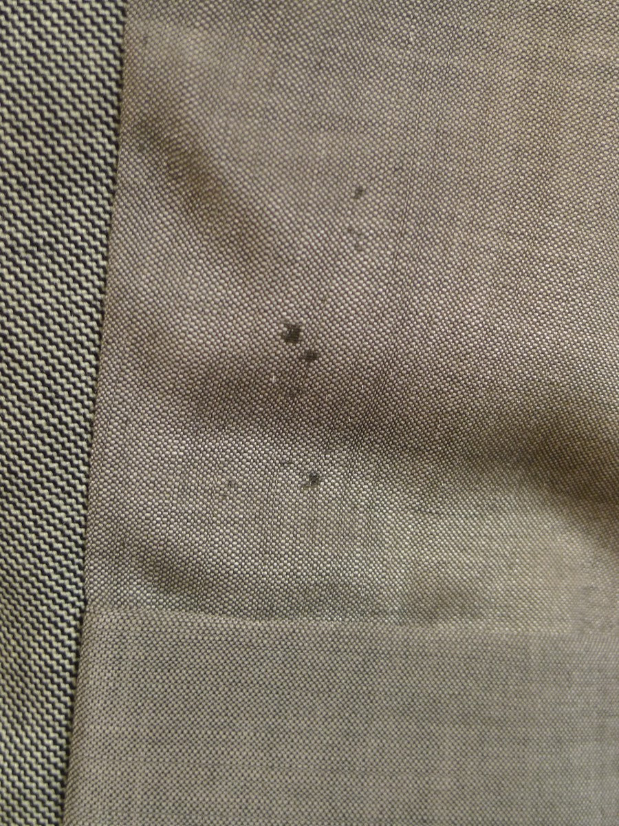 24/0217 vintage 1958 savile row bespoke grey pick weave worsted waistcoat 38 short to regular