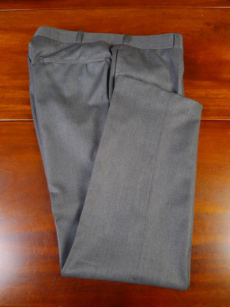 24/0231 vintage 1996 davies & sons savile row bespoke grey worsted twill trouser 34