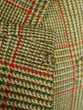 24/0468 vintage 1962 bernard weatherill savile row bespoke heavyweight glen check tweed hacking jacket w/ action back 42 long