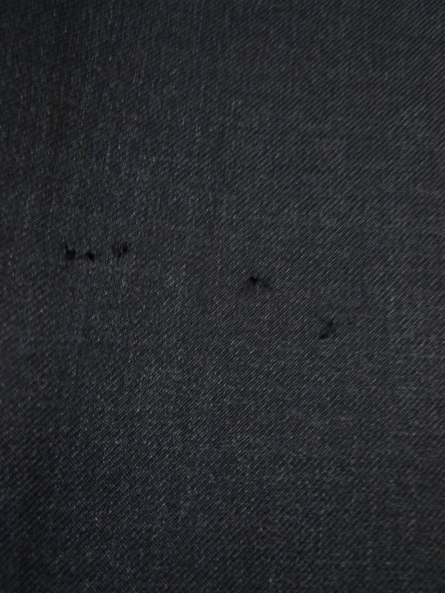 24/0502 anderson &sheppard 2010 savile row bespoke grey worsted suit (some damage) 46 regular