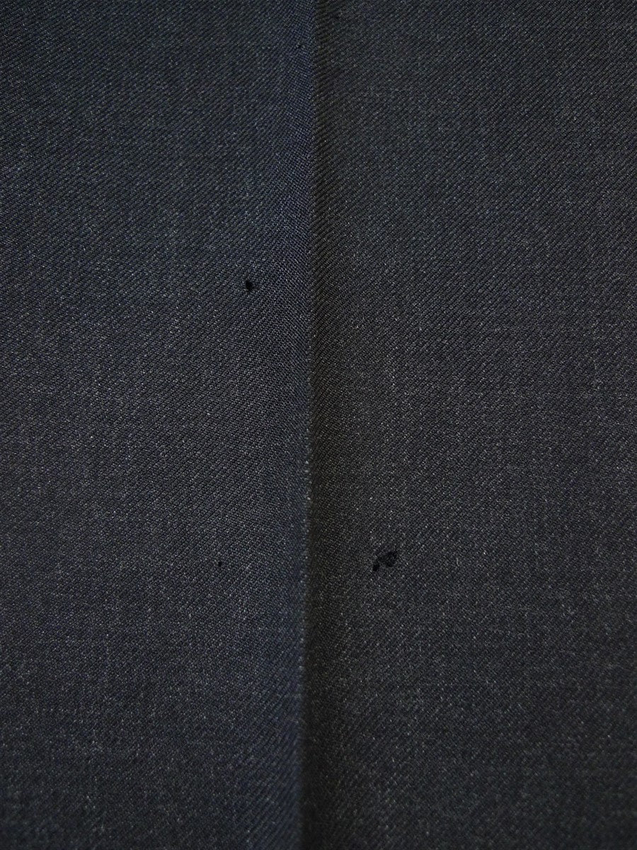 24/0502 anderson &sheppard 2010 savile row bespoke grey worsted suit (some damage) 46 regular