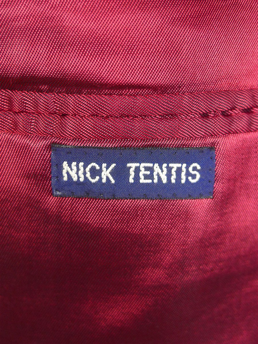 24/0528 nick tentis soho savile row blue / red glen check d/b worsted suit 40 regular