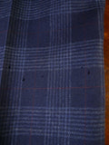 24/0528 nick tentis soho savile row blue / red glen check d/b worsted suit 40 regular