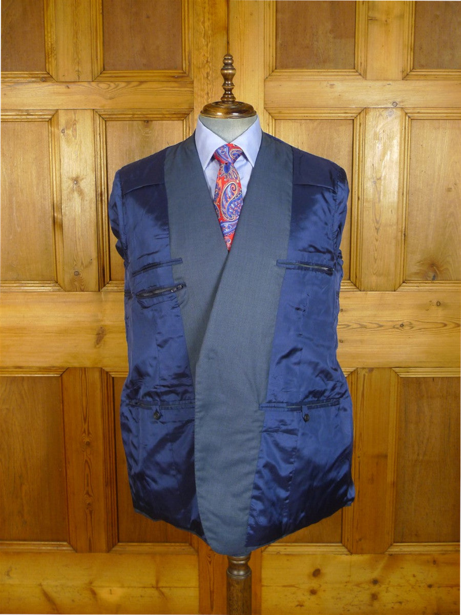 250724/044 immaculate kent haste lachter 2015 savile row bespoke teal blue solaro worsted suit 44-45 regular to long