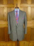 080824/015 welsh & jefferies 2008 savile row bespoke grey pick weave worsted suit 50 regular