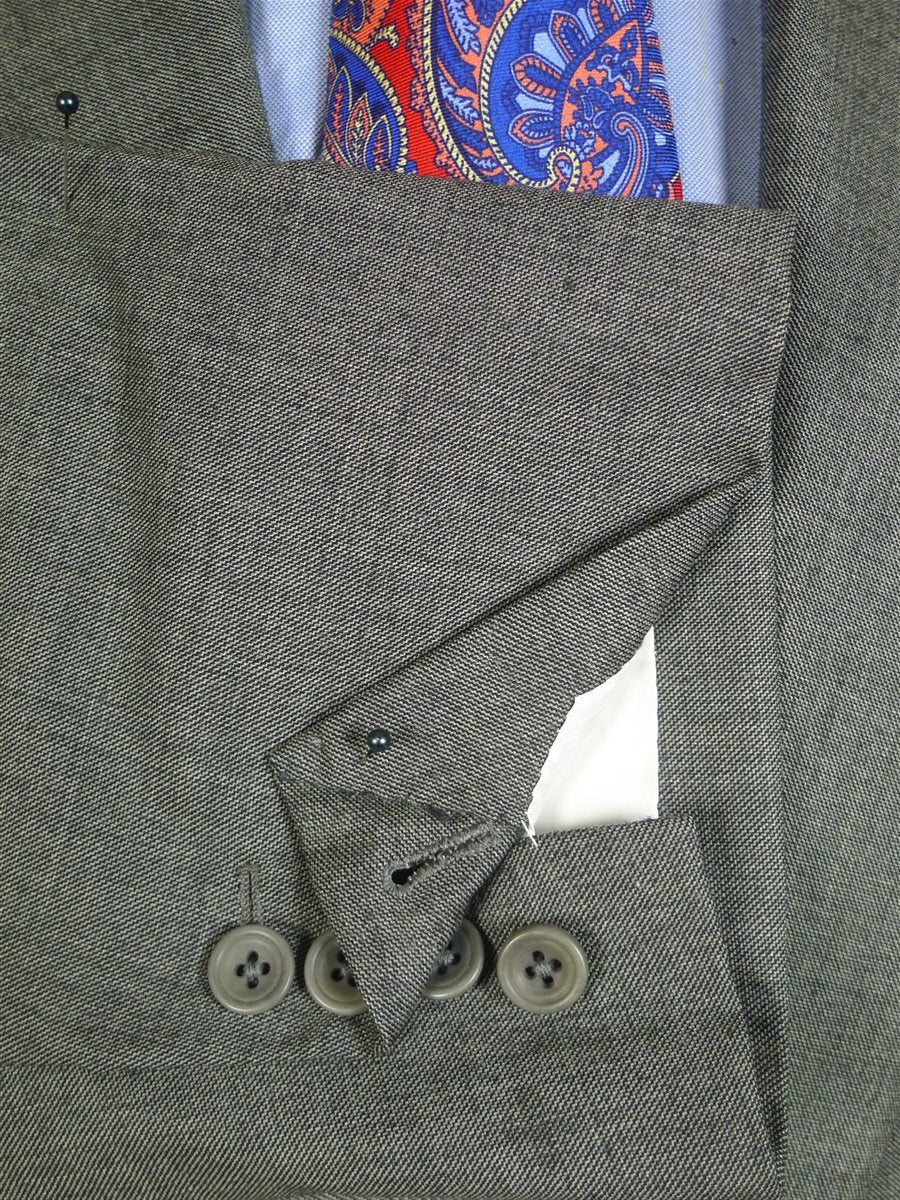 080824/015 welsh & jefferies 2008 savile row bespoke grey pick weave worsted suit 50 regular