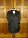 250724/031 immaculate kent haste lachter 2016 savile row bespoke black mohair dinner jacket w/ silk facings 50 regular to long