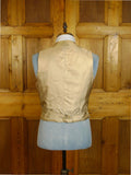 140824/06 genuine 1940s 1950s vintage british doeskin wool country waistcoat 40