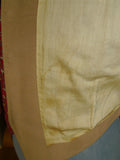 140824/07 genuine 1940s 1950s vintage british beige doeskin wool country waistcoat 40