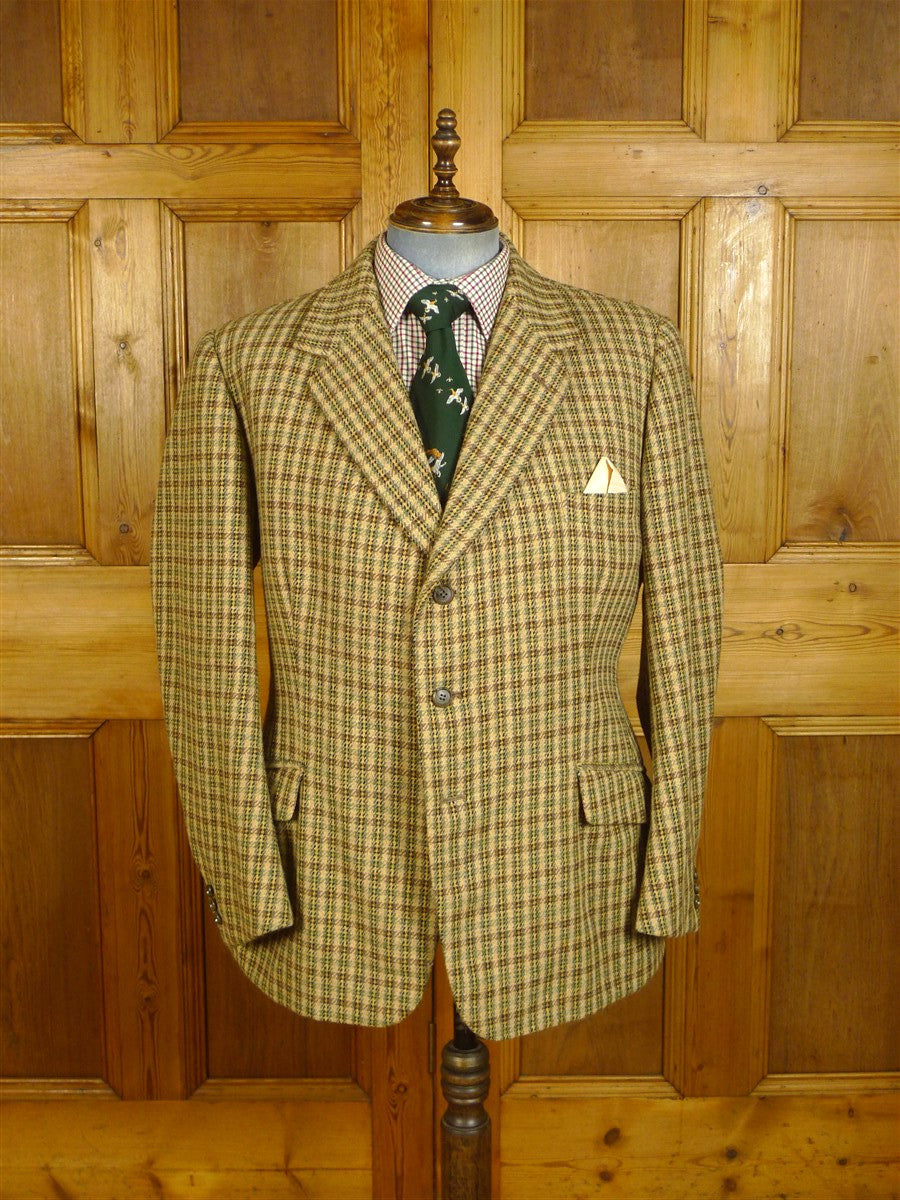 24/0808 immaculate vintage campbell & co beauly scottish tweed plus 4s shooting suit 44 regular