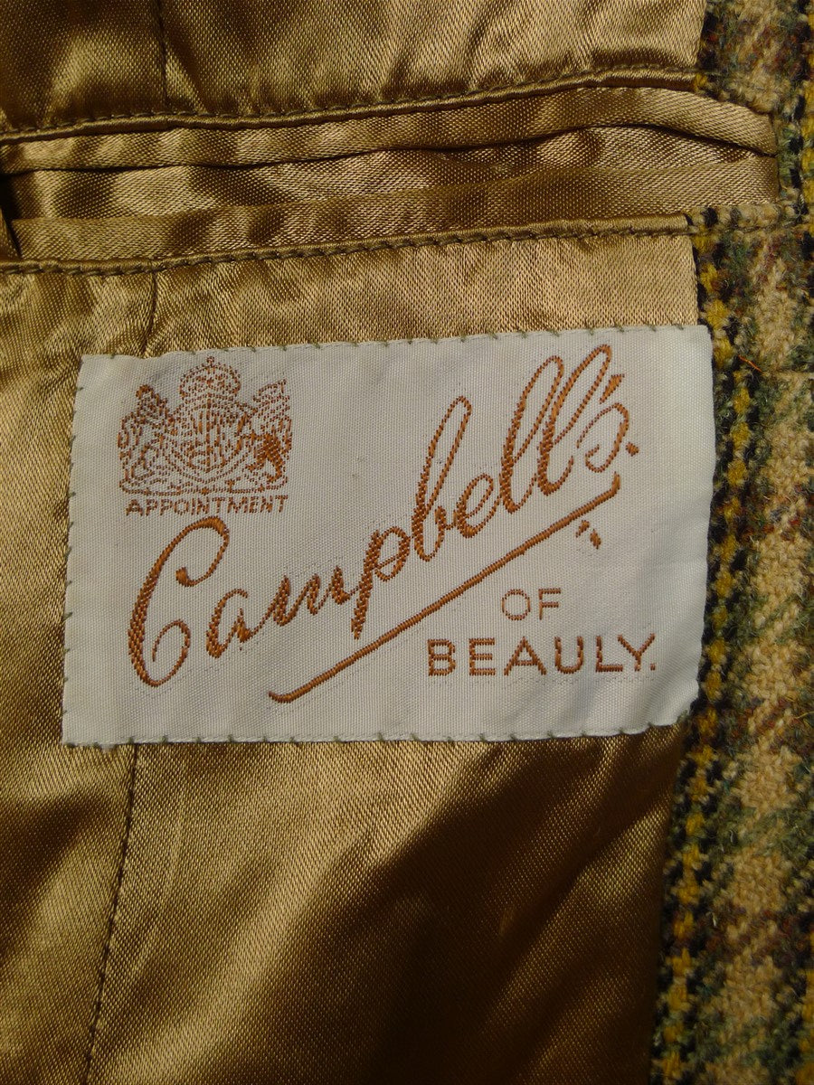 24/0808 immaculate vintage campbell & co beauly scottish tweed plus 4s shooting suit 44 regular