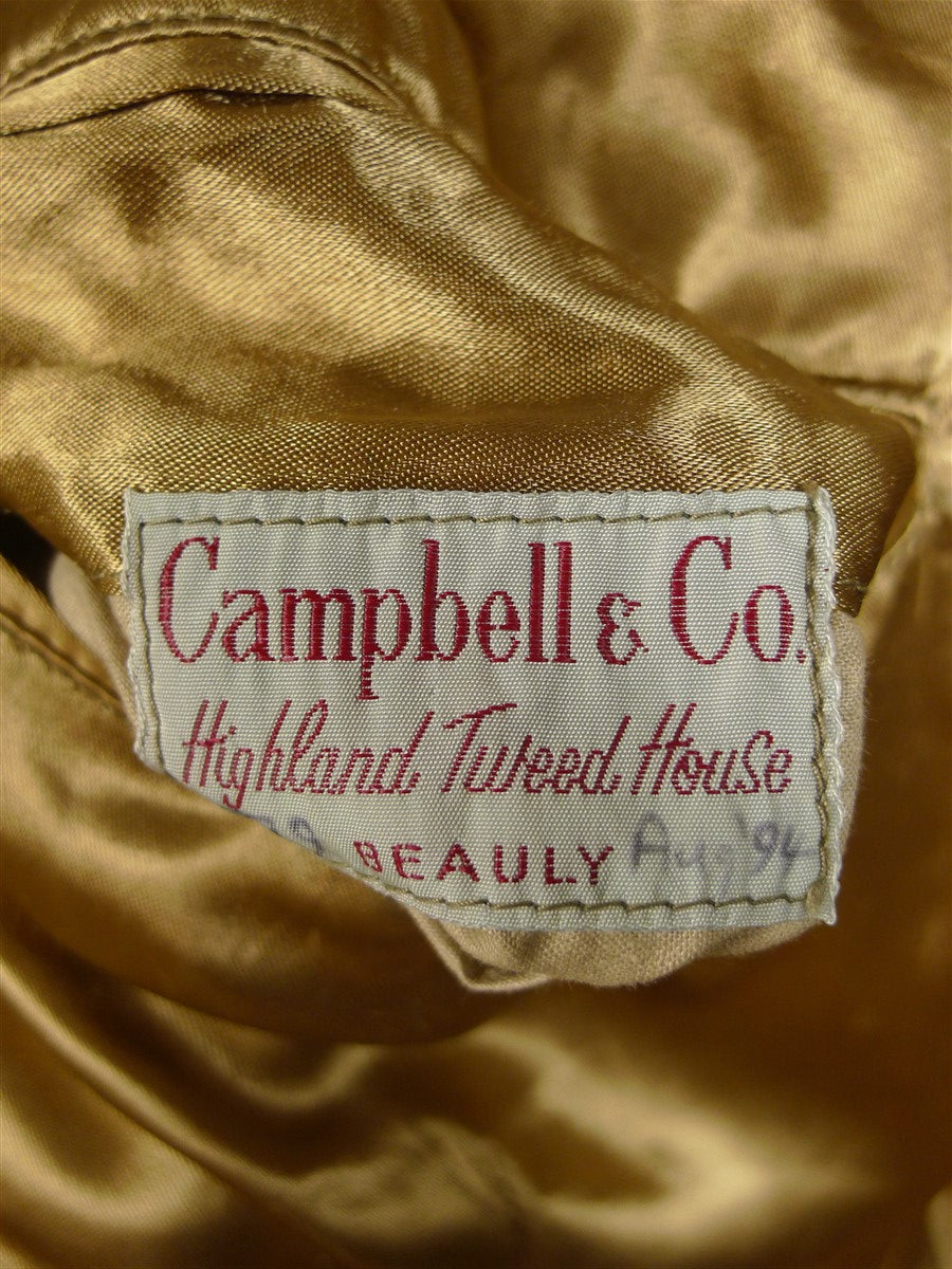 24/0808 immaculate vintage campbell & co beauly scottish tweed plus 4s shooting suit 44 regular