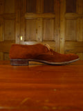 24/0809 vintage church's tan brown suede derby shoe UK11 narrow fitting