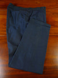 24/0857 norton & sons 2009 savile row bespoke teal blue linen trouser 38-42