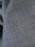 24/0837 anderson & sheppard 2003 savile row bespoke lighter-weight grey pick weave worsted suit 46-47 regular to long