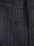 24/0885 kilgour french stanbury 2002 savile row bespoke grey pin-stripe wool suit 47 short to regular