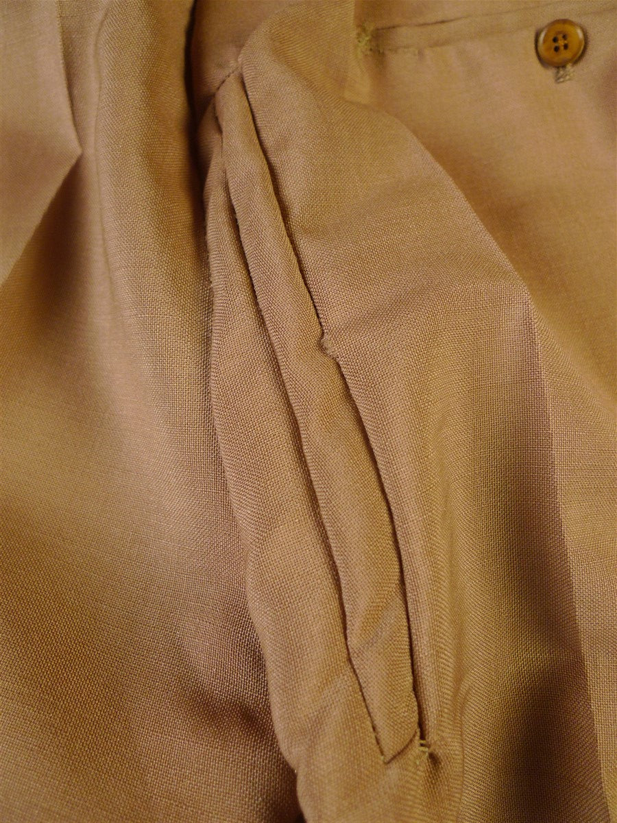 24/0902 ultra rare 1968 Mr. Fish Clifford St. Soho tan mohair 3-piece suit 37-38 regular