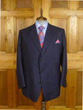 24/0898 kent haste lachter 2019 savile row bespoke navy blue wool & mohair suit 50 regular