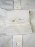 24/0945 stephen lachter savile row bespoke white cotton s/cuff shirt 18.5