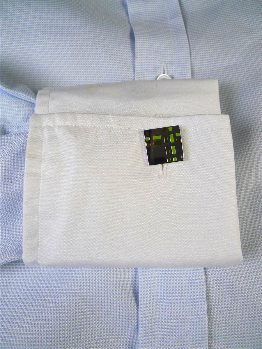 24/0953 stephen lachter savile row bespoke light blue cotton d/cuff shirt 18