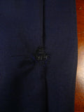 24/0925 anderson & sheppard savile row bespoke navy blue mohair trouser 44