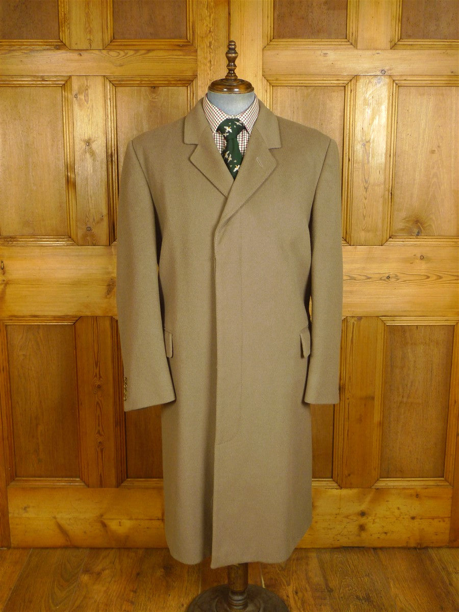 24/0965 vintage aquascutum heavyweight lambs wool british warm style overcoat 44-45 regular