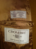 25/1063 superb vintage crombie wool full-length camel overcoat 42 regular
