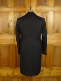 24/0999 vintage antique genuine 1900s black d/b frock coat 39 long