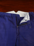 24/1002 pakeman catto carter bespoke purple blue high-rise cotton country trouser 39