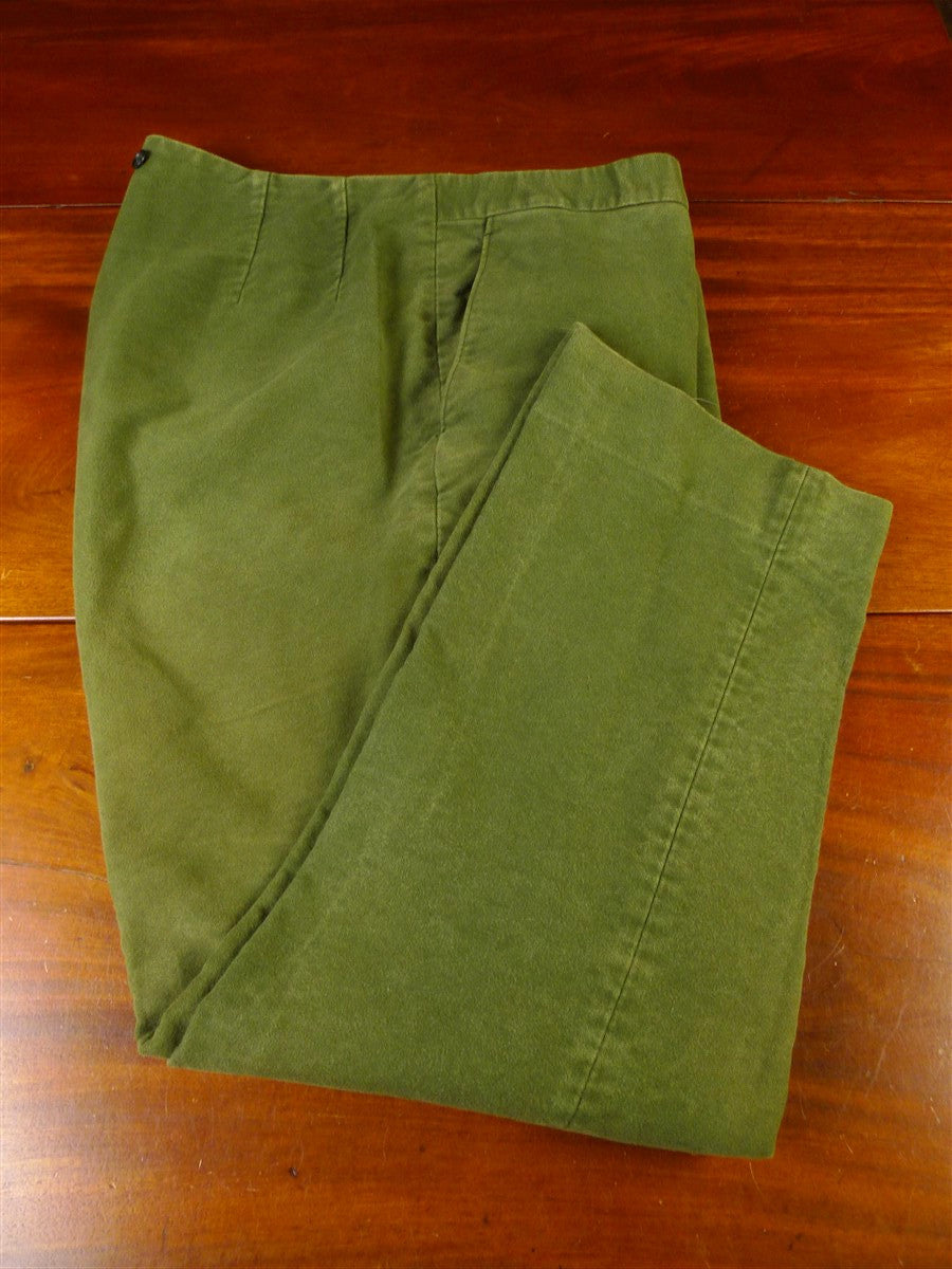 24/1003 regent tailored green moleskin cotton country trouser (rrp £320) 39