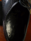 24/1022 vintage new & lingwood custom grade black brogue shoe uk 9.5