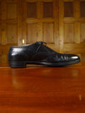 24/1022 vintage new & lingwood custom grade black brogue shoe uk 9.5