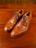 24/1020 edward green tan brown calf leather brogue shoe w/ bags uk 9.5 (rrp £1050)