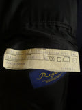 24/1015 immaculate regent london hand tailored pure cashmere navy blue full-length d/ overcoat (rrp £3000) 44 short to regular