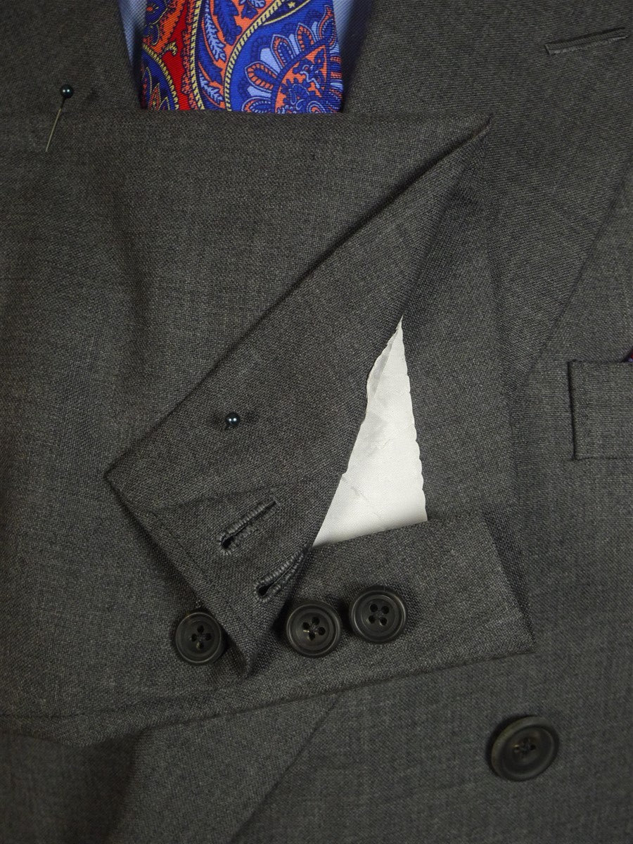 24/1009 immaculate 2005 hayward savile row bespoke grey d/b worsted suit 47 regular