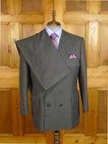 24/1010 near immaculate 1997 hayward savile row bespoke mid-grey d/b worsted suit 45 short to regular