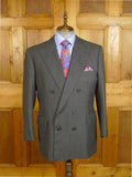 24/1010 near immaculate 1997 hayward savile row bespoke mid-grey d/b worsted suit 45 short to regular