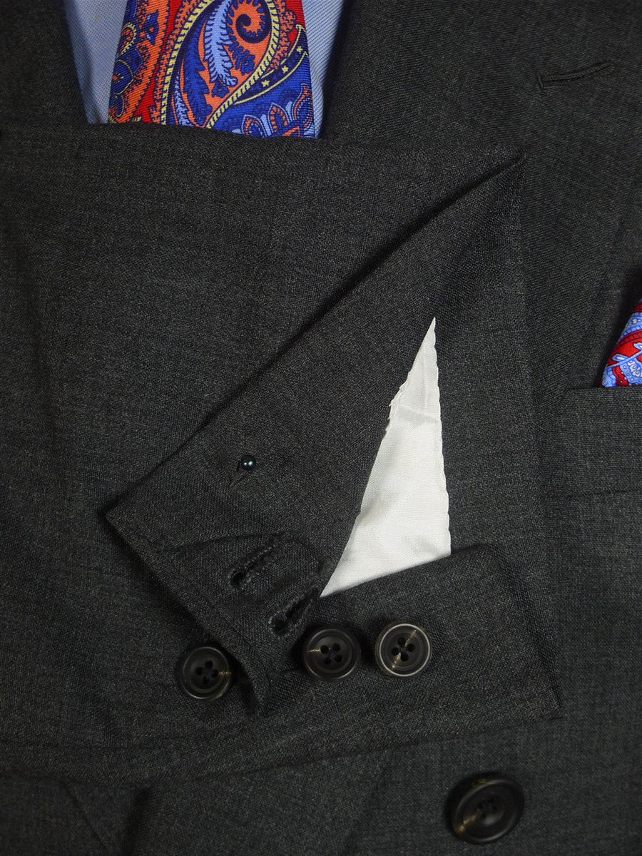 24/1010 near immaculate 1997 hayward savile row bespoke mid-grey d/b worsted suit 45 short to regular