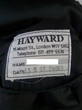 24/1010 near immaculate 1997 hayward savile row bespoke mid-grey d/b worsted suit 45 short to regular