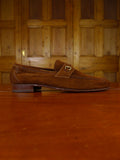 24/1127 new deadstock bally brown suede leather loafer uk 11.5 eu 46