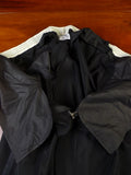 24/1146 immaculate vintage 1965 cyril a castle savile row conduit st bespoke mohair silk black evening trouser 38