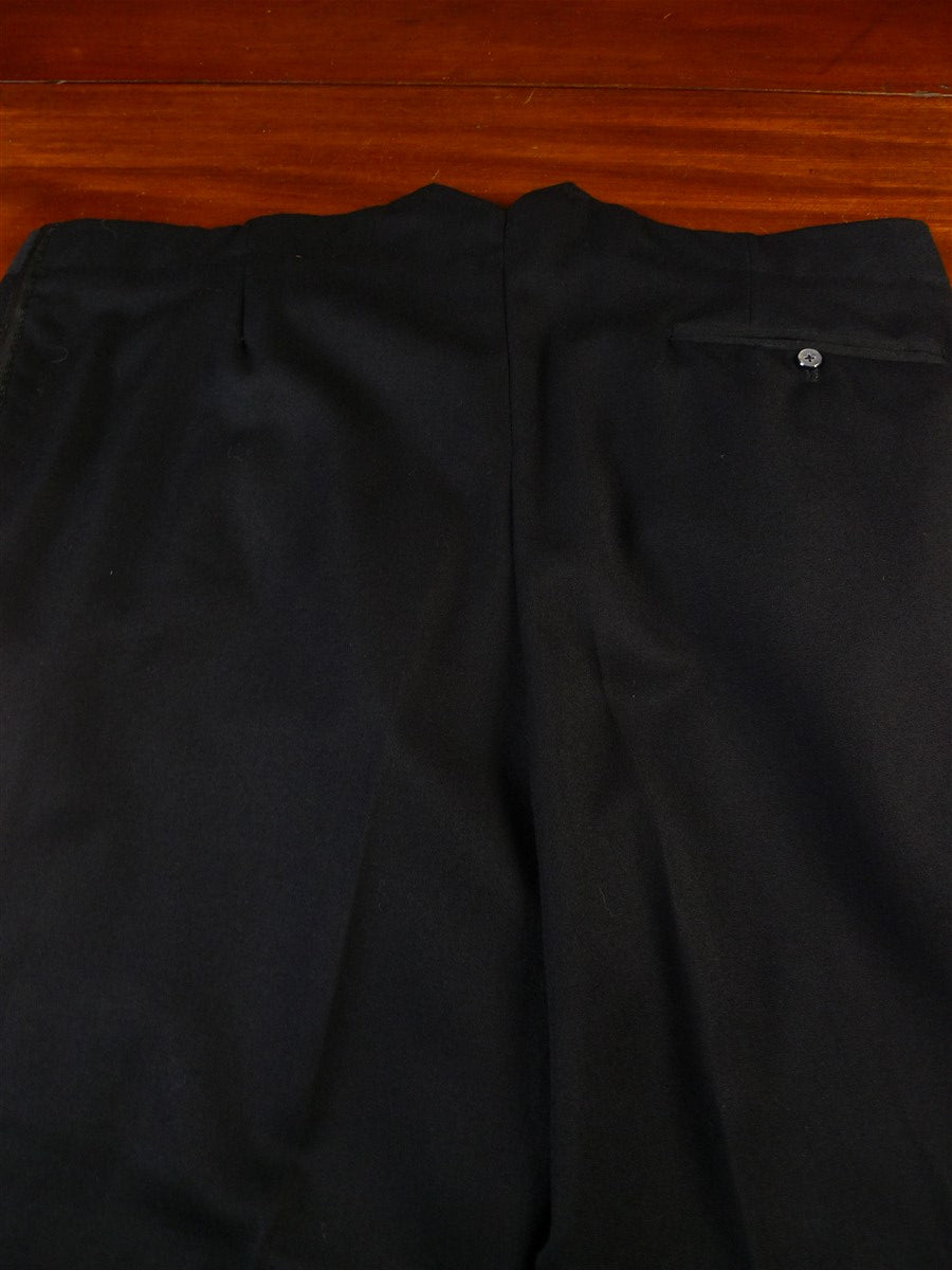 25/0032 city of london 2006 bespoke black barathea evening trouser (minor damage) 40