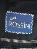 25/0051 luxury rossini  italian 100% cashmere dogtooth check suit (rrp £6,000) 38-39 short to regular