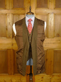 25/0076 exceptional 1982 vintage nutters savile row bespoke brown twill tweed 3-piece suit 40-41 regular to long