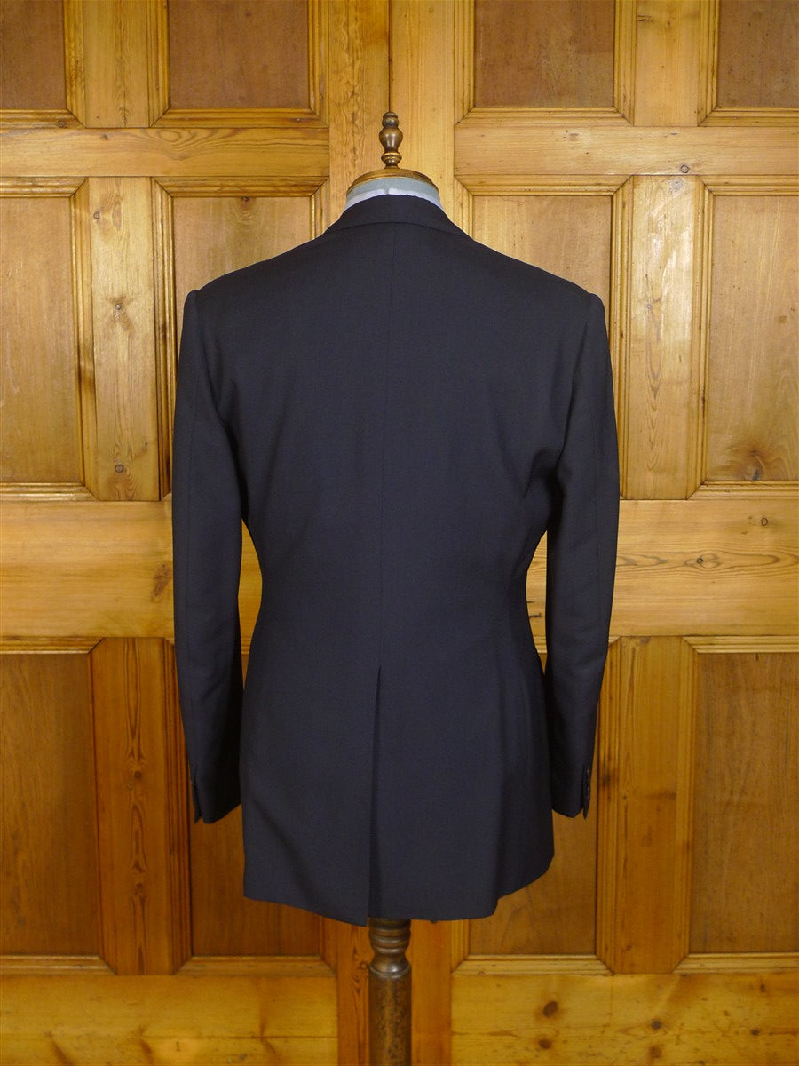 25/0075 vintage 1979 nutters savile row bespoke blue wool & mohair 3-piece suit 40 regular to long