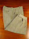 25/0084 vintage green / red stripe derby tweed shooting breeks 38