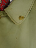 25/0233 fabulous very rare original invertere reversible tweed / cotton raincoat coat mac 46