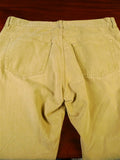25/0287 pakeman catto carter tan beige cotton chino jean trouser 39